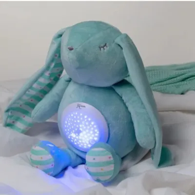 KIOKIDS PELUCHE PROIETTORE MUSICALE VERDE 31X22 CM